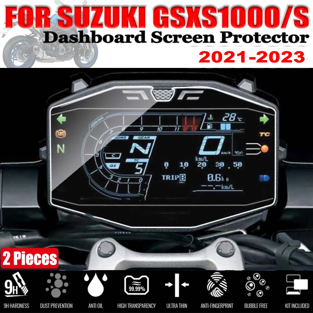 For SUZUKI GSX-S1000 GSXS1000 GSXS GSX-S 1000 2021 -2023  Motorcycle Instrument Cluster Scratch Protection Film Screen Protector