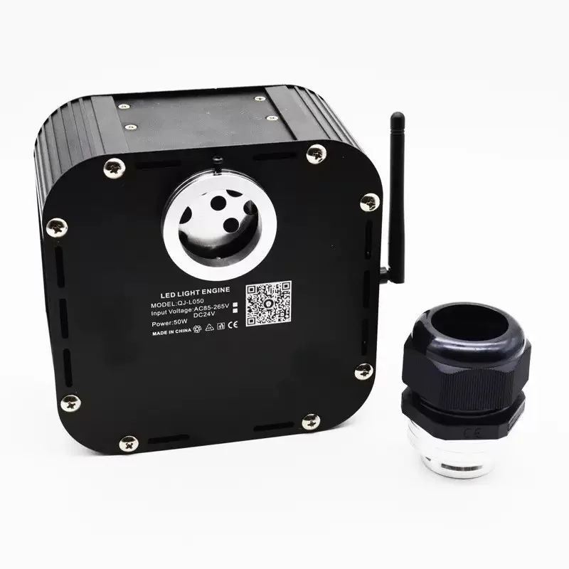 

50W RGBW 4-Speed Sky Twinkle LED Fiber Optic Star Ceiling Light Engine Smart phone APP Control&Remote controller Roof DIY Decor