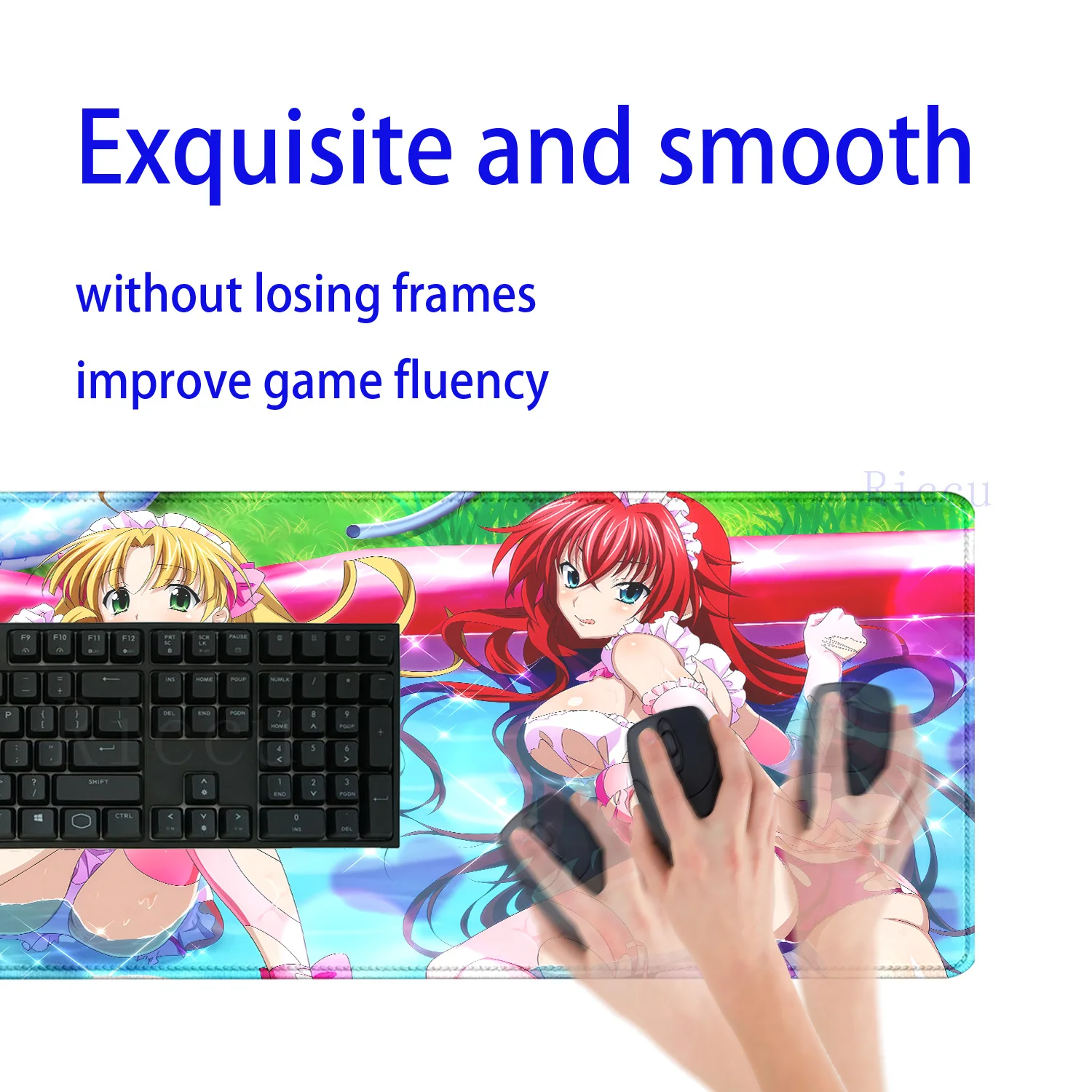 Anime high school dxd teclado mecánico mouse pad 900x400 gaming teclado mousepad large cute mausepad keyboard games pc desk mat
