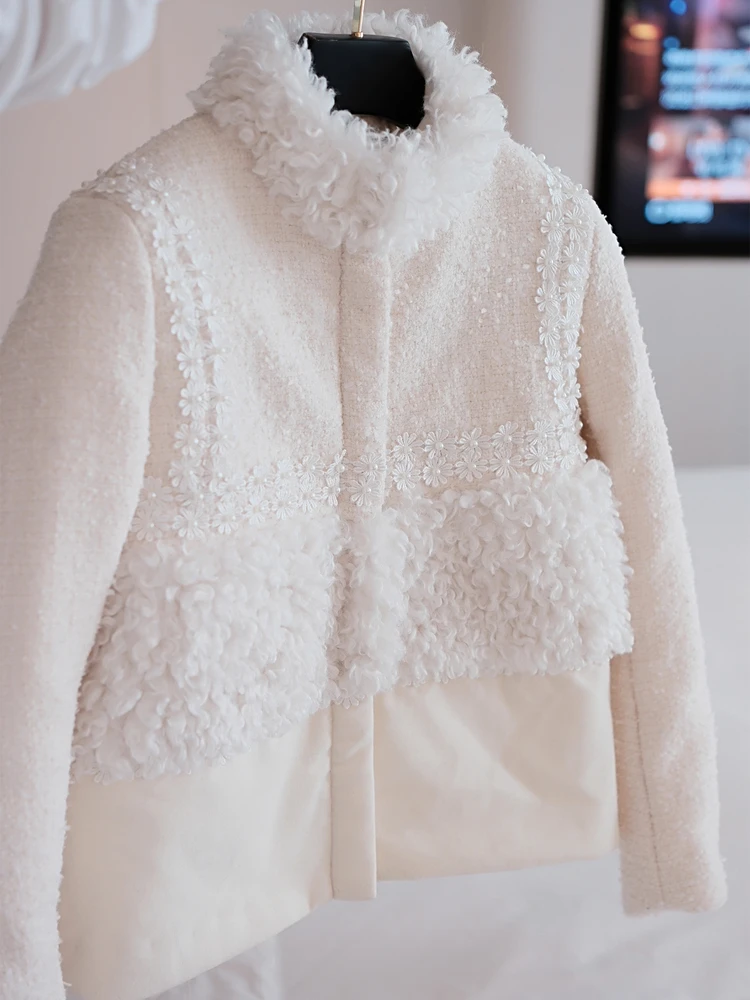 

Куртка женская зимняя Boamarket Classic Series из утолщенной овчины и хлопка, новая модель, теплая, модная верхняя одежда