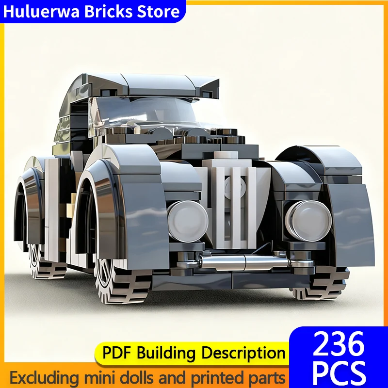 

Модель скоростного гоночного автомобиля MOC, строительные кирпичи, тип 57SC, атлантический седан, модульная технология, детские праздничные подарки, сборка игрушек, костюм