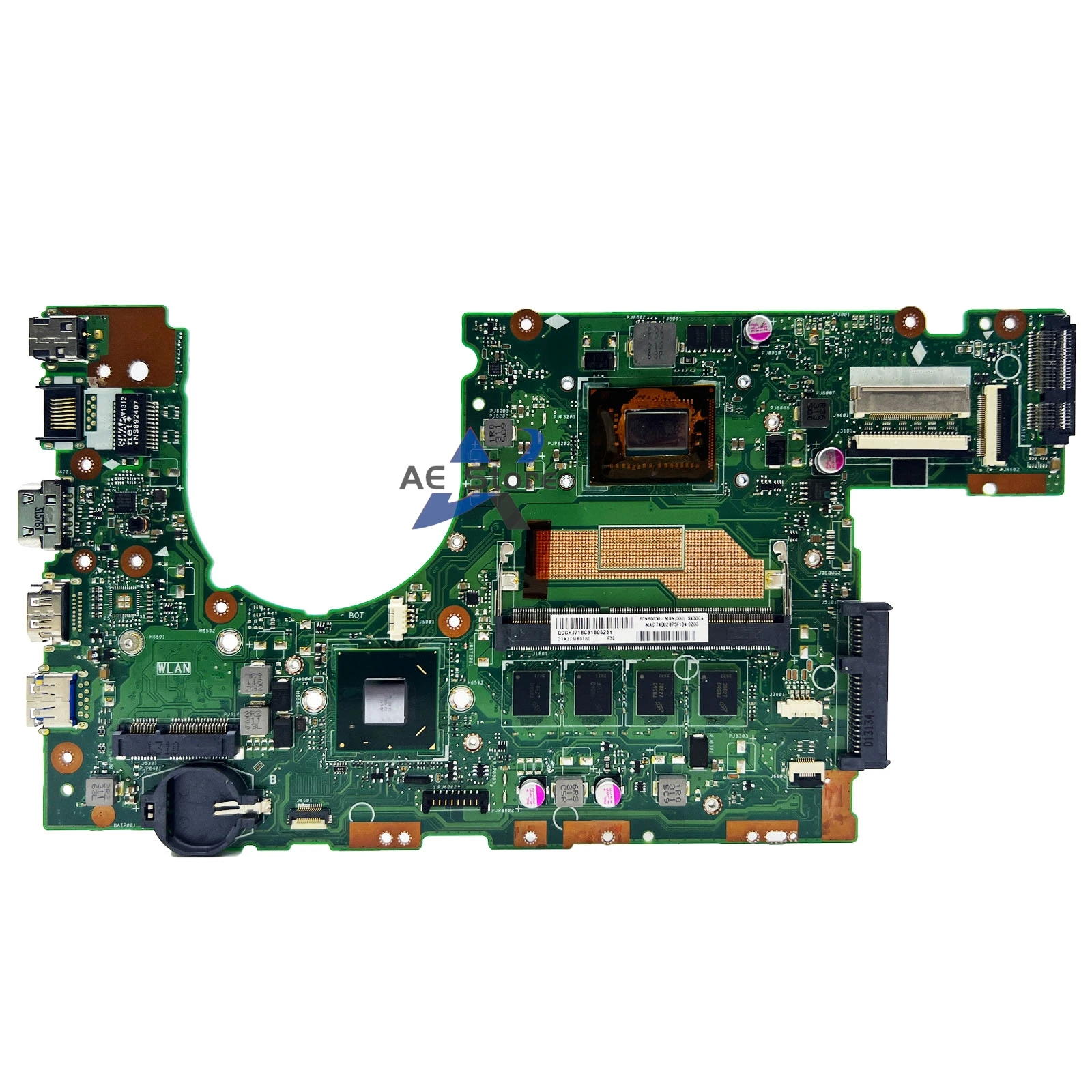 S400CA Mainboard For ASUS S500CA S400C S500C S400 S500 Laptop Motherboard i3 i5 i7 3th Gen 4G/RAM