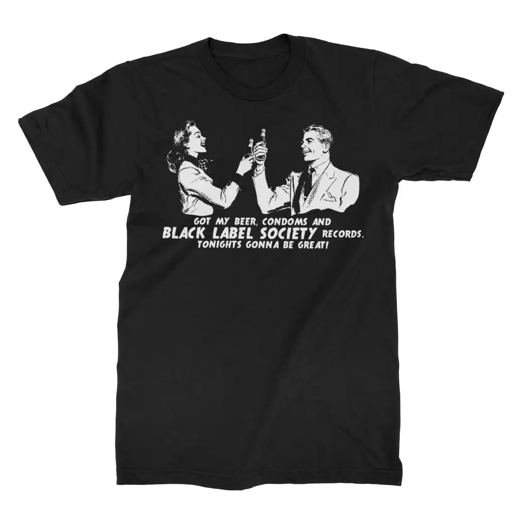 New Black Label Society Band Graphic Cotton T-shirt Unisex Summer Short Sleeve Fashion Brand Tee Luxury Casual Vintage Retro Top