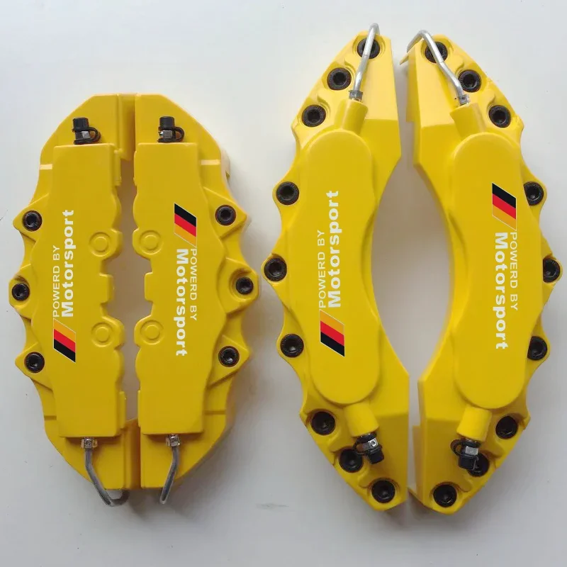 Kunbaby 4 Or 2 Pcs ABS Plastic Disc Brake Caliper Cover With Motor Sport Sticker F30 E90 E60 F10 X5 X1 X3 X2 3 Series E46 E39