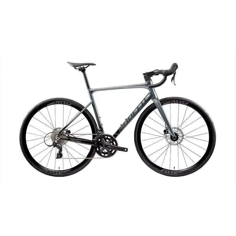 

18/24 Speeds Lightweight Carbon Fiber Fork Racing Bike Aluminum Alloy Frame Disc Brakes Bicycle