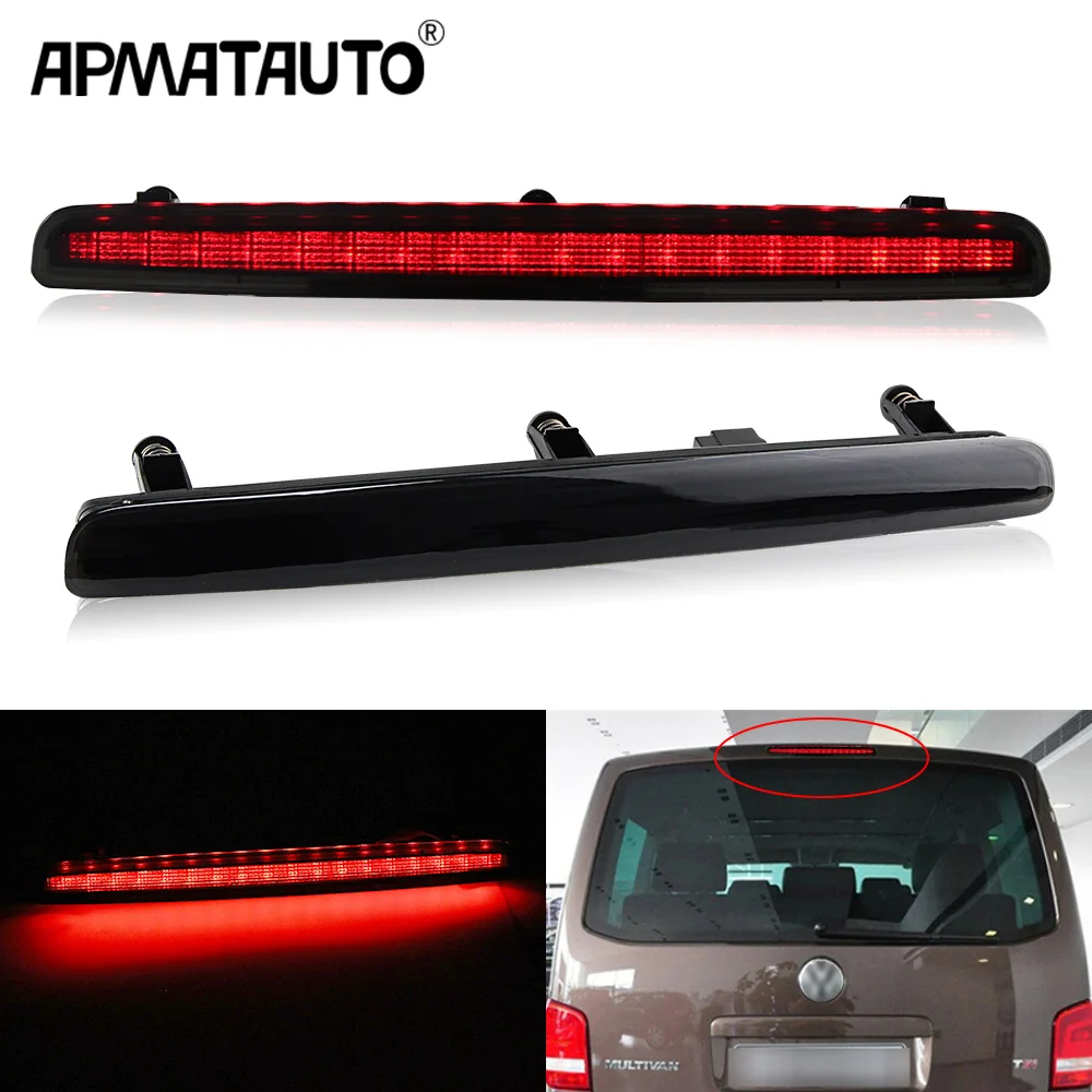 1Pc 18-SMD Third Brake Light Tail Light Stop Lamp LED Tail Level High Brake Auto Rear For VW Transporter T5 2003-2015 7E0945097A