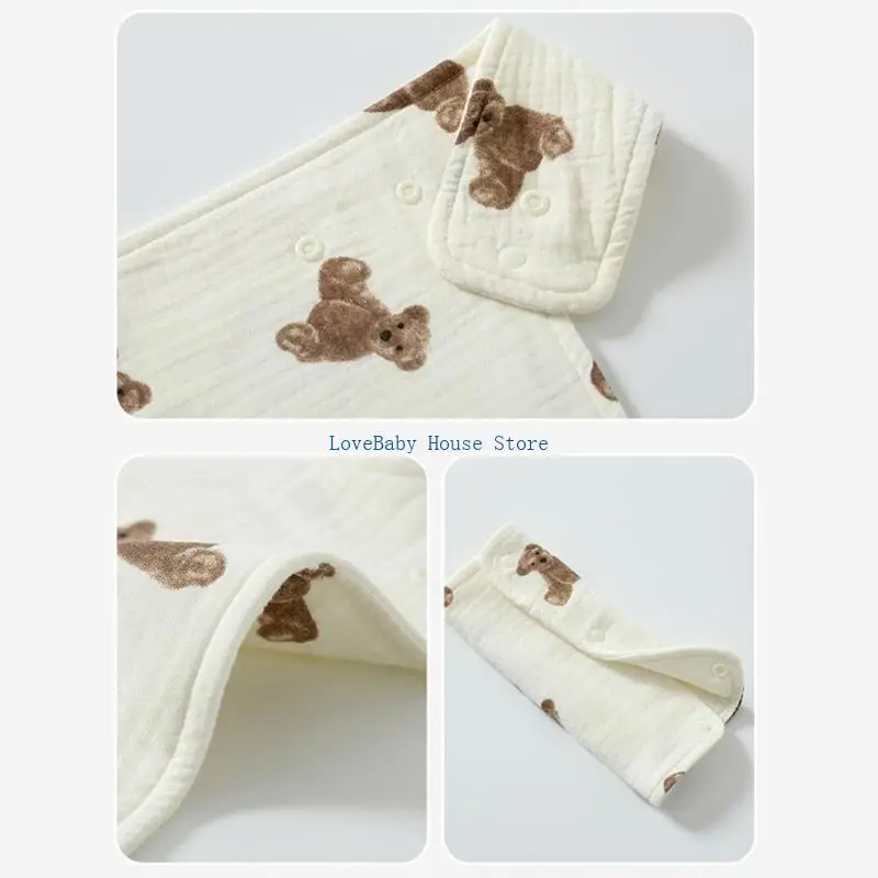 

BX0D Waist Stool Drool Bib Towel for Baby Newborn Infants Drool Teething Pads