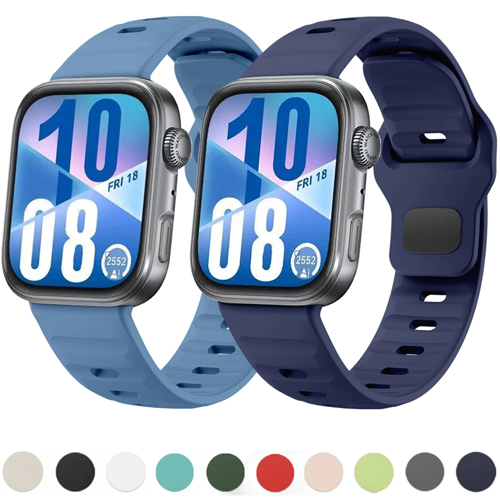 

Soft Silicone Strap for Huawei Watch Fit 4/Fit 4 Pro Bracelet Replaceable Accessories for Huawei Watch Fit 3/4 Smart Watch Band