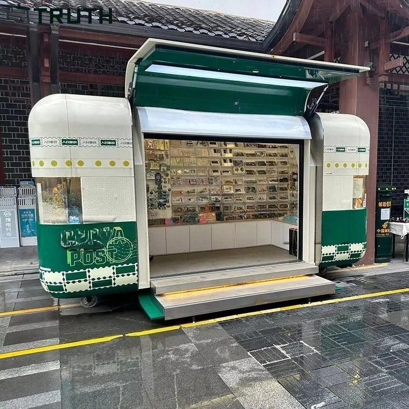 Book Store Food Truck Remorque Alimentaire Mobile Food Truck Trailer With Full Kitchen For Sale Europe Food Trailer