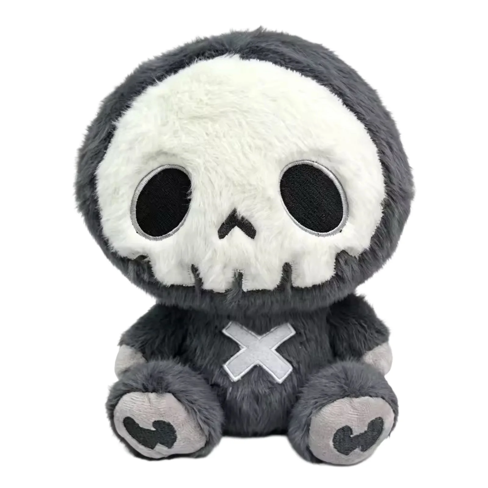Decorative Sloth Plush Soft Halloween Skeleton Stuffed Animal Toy for Party Decor Kids Room Holiday Gift Durable Cute