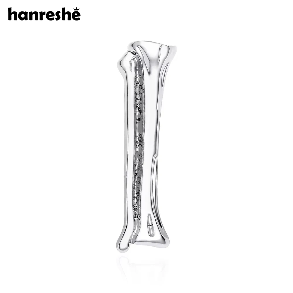 Hanreshe orthopédique cuisse os métal broche broches anatomie médicale revers sac à dos squelette Badge bijoux pour médecin infirmière étudiant