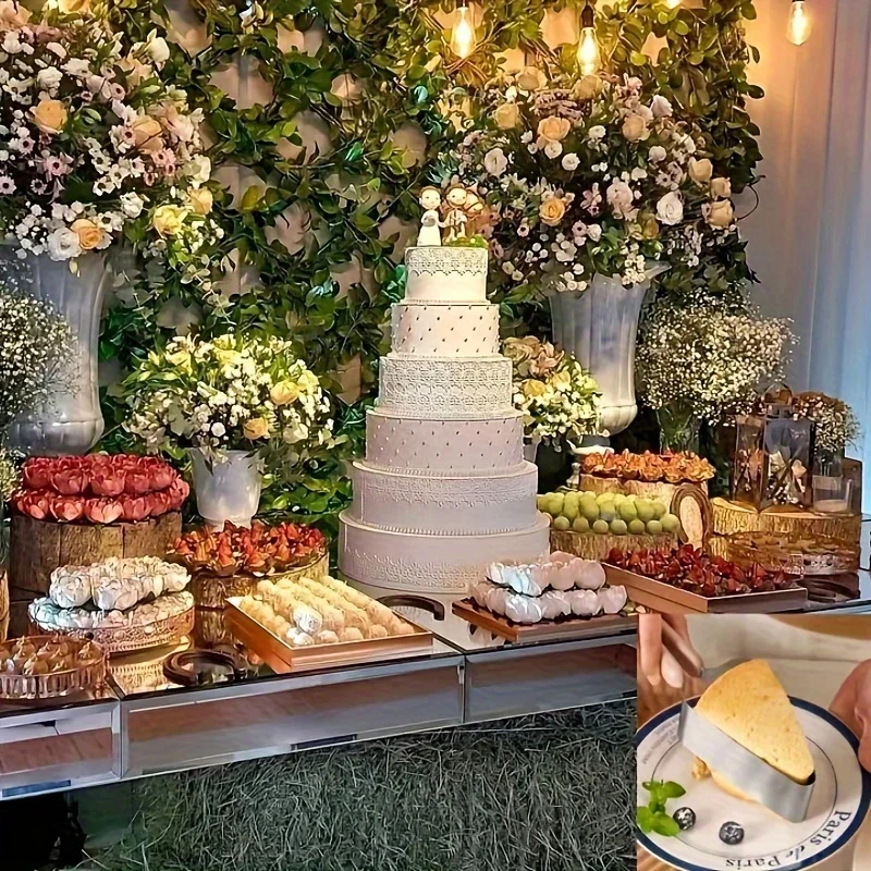 

1-PieceStainless Steel Cake Slicer&Server - TriangularCakeTransferTool withErgonomic Handle,Perfect forChristmas ,Other