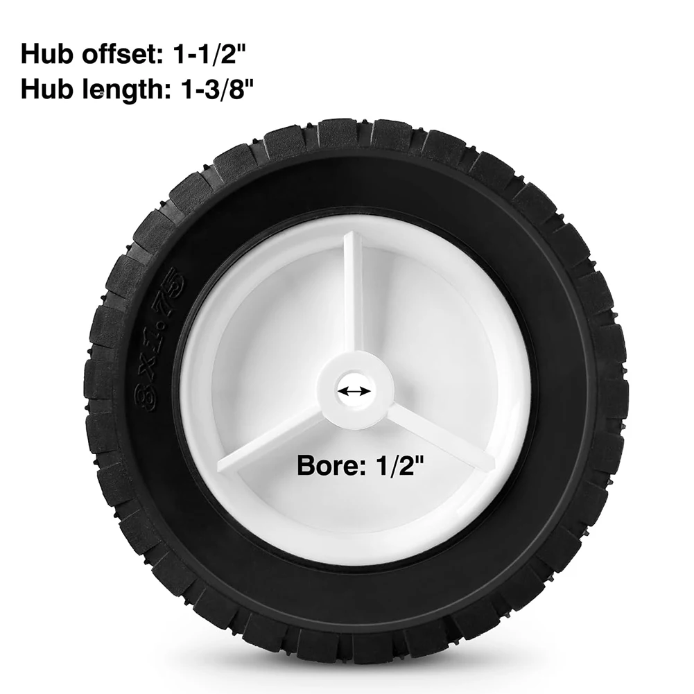 Utility Cart Wheel Lawn Mower Wheel For Lawn Care Maintenance Outdoor Equipment Part For Craftsman 21 Inch Mower