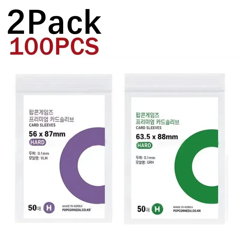 1-500Pcs Korea Karte Ärmeln HD Transparent Kpop Idol Karte Schutzhülle Photcards Schutz Fall Box Für Popcorn karte Halter