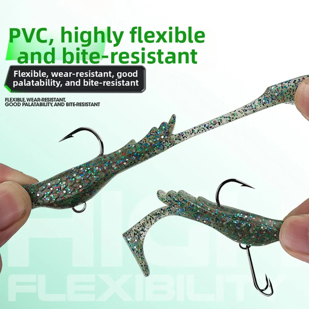 

Мягкая приманка для пресноводной рыбалки, реалистичная имитация рыбы для ночной ловли, для привлечения осторожной рыбы