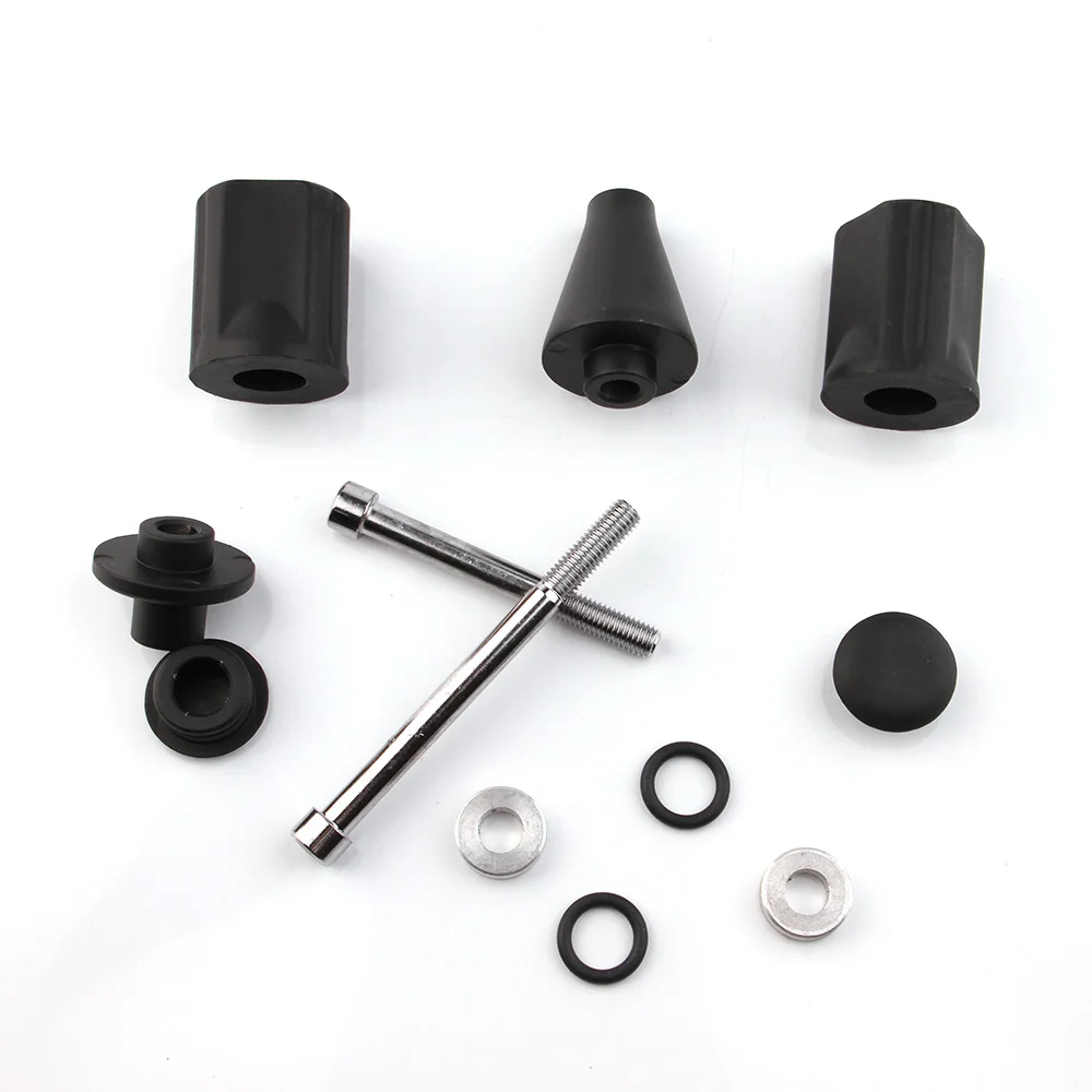 

For 2010-2013 2011 2012 BMW S1000RR / 2013 BMW HP4 Motorcycle bike No Cut Frame Slider Crash Protector Black / Carbon