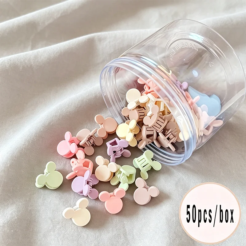 disney mickey ，Zootopia  Candy-colored hair clips, simple and sweet hair clips, hair accessories, hair claws, plush hair claws