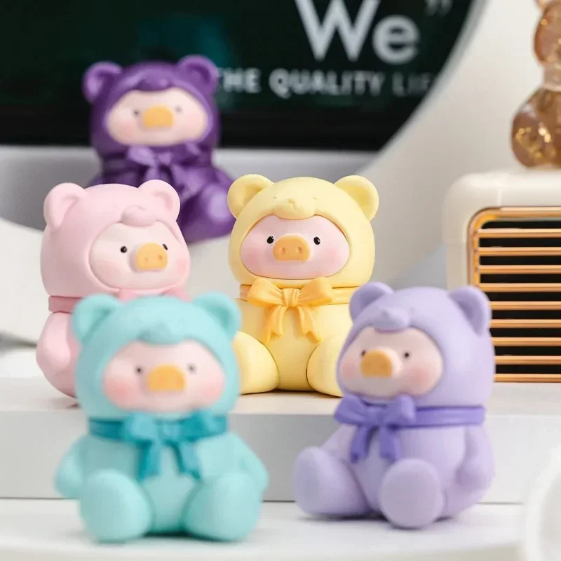 

TOYZERO Genuine Canned Pig Lulu Pig Teddy Moe Grain Blind Bag Blind Box Action Figure Doll Birthday Gift Tabletop Ornament Toy