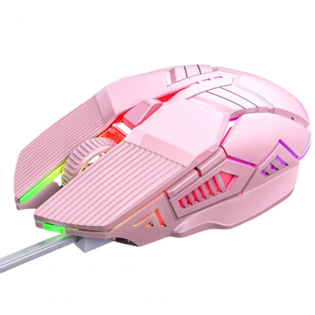 Wired Mouse for Gaming Wired Mouse with Dpi Fine-tuning Usb Wired Gaming Mouse with Seven-color Backlight 3200dpi Adjustable