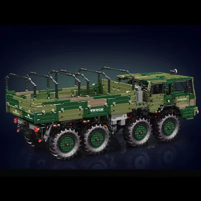 MOLD KING 20039 Tecnico Militare TATRLA 8x8 Camion Building Blocks Motorizzato Fuoristrada Camion Mattoni Giocattoli Per Bambini Regali Di Natale