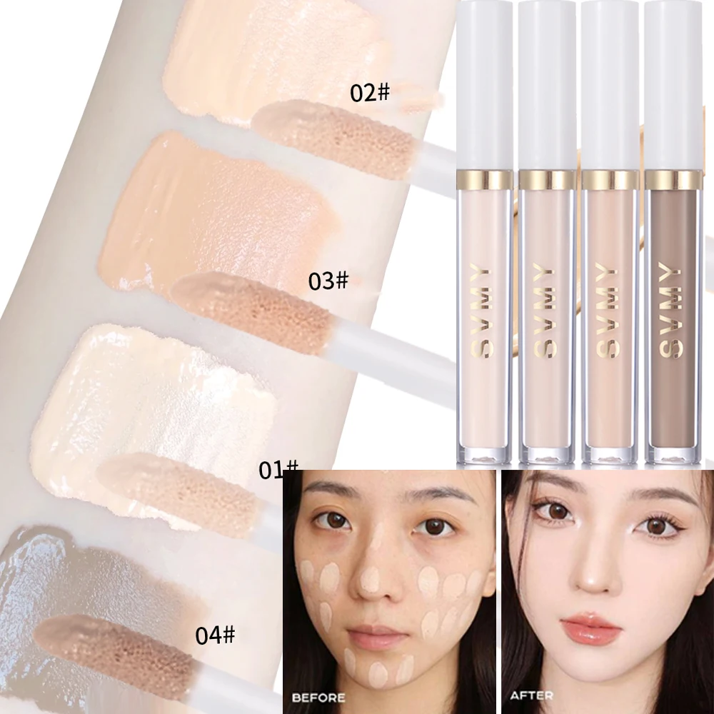 Waterproof Liquid Concealer Stick Modify Skin Tone Moisturize Reshaping Concealer Cover Acne Spots Dark Circles Foundation Cream