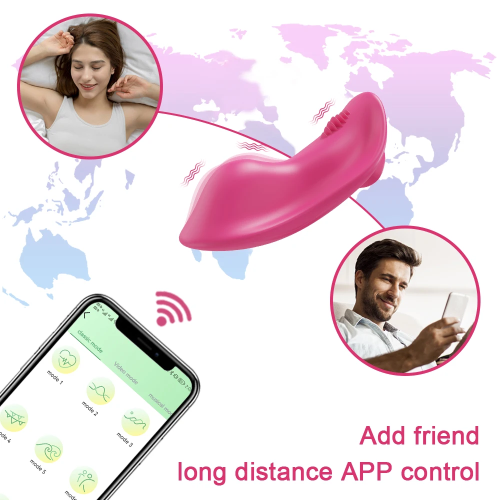 Wearable Bluetooth APP Vibrator for Women Wireless Remote Control Vibrating Egg Clitoris Stimulator Female Sex Toys for Couples