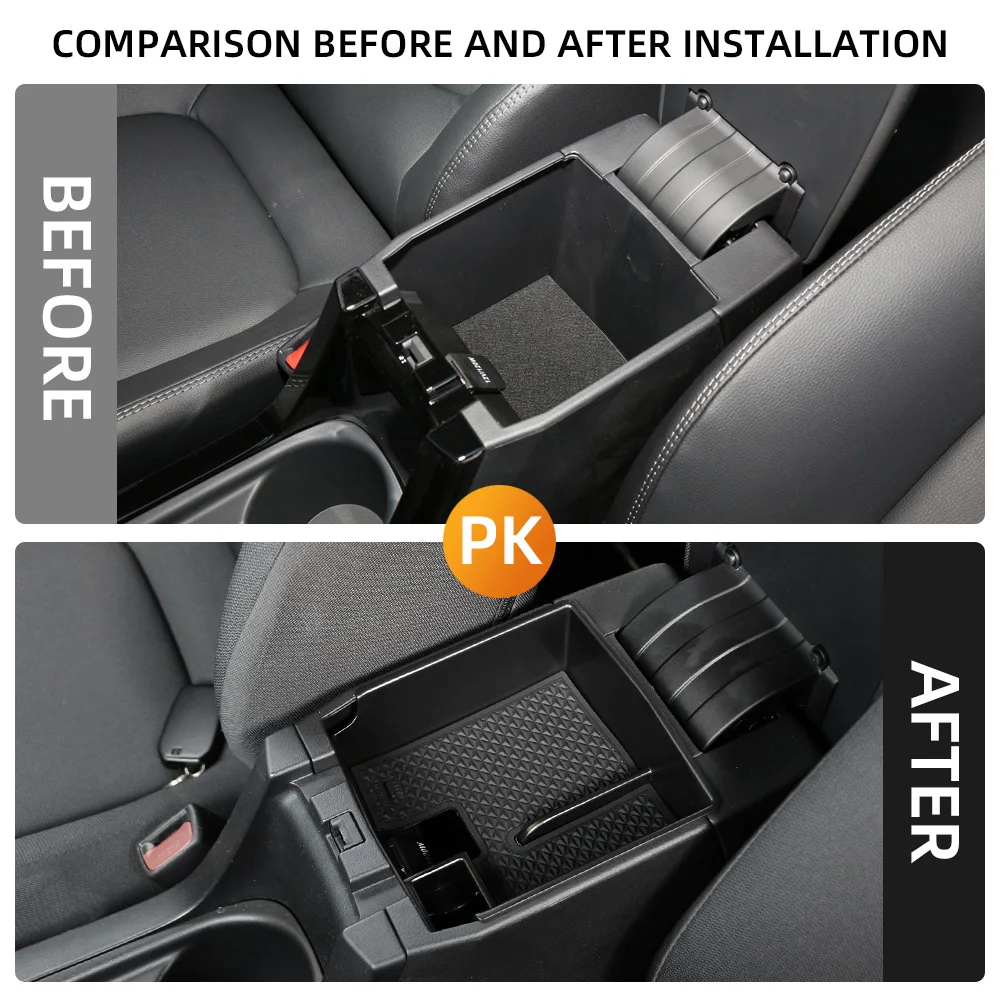 Car Armrest Storage Box for Toyota Corolla Cross XG10 2019 - 2024 Accessories Tray Organizer