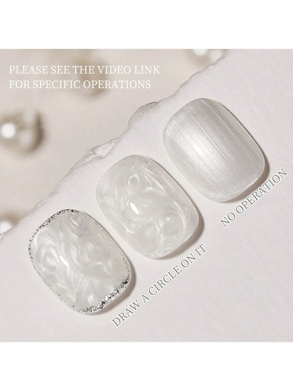 Spring and Summer Popular Pearl Thread White Net Celebrity Whitening Nail Polish 2025 New Thread Gel