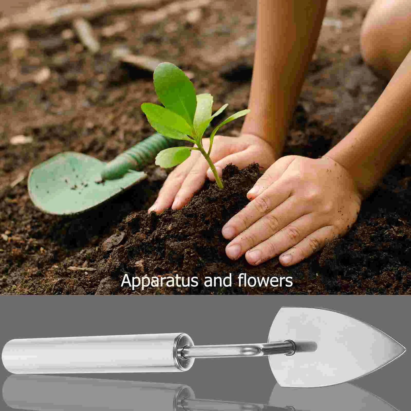 Pot Press Soil Digging Tool Durable Gardening Stainless Steel Outdoor Tools Hand Cultivation