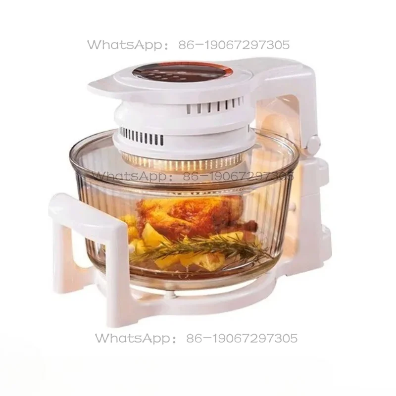 

Многофункциональная стеклянная электрическая фритюрница большой емкости с визуальным контролем, новая бытовая модель 17 л