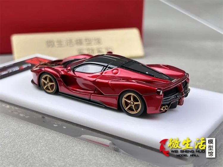 Newly Stocks DMH 1:64 Resin Model Car La Fe Ra Ri Dragon Metallic Red In 2024 Limited Edition