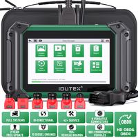 IDUTEX TS710 Heavy Duty Truck Diesel Diagnostic Scanner DPF Regen Injector Idle Speed Limit Adjustment Actuation Test 42+ Resets