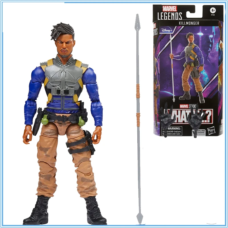

Original Marvel Legends Killmonger What If Exclusive 6” anime figurine Action Figure Model Collectiblt Children