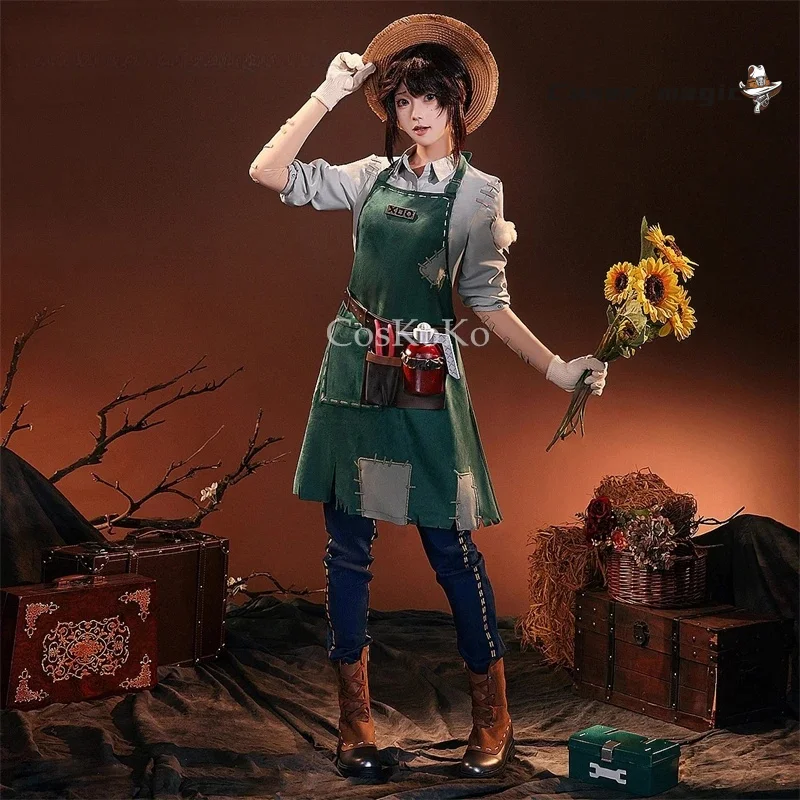 لعبة الهوية الخامس إيما وودز البستاني تأثيري حلي موحدة هالوين كرنفال حفلة عيد الميلاد لعب دور الملابس الملابس