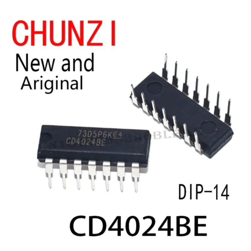10PCS New and Original CD4024 CD4024BD DIP-14 CD4024BE