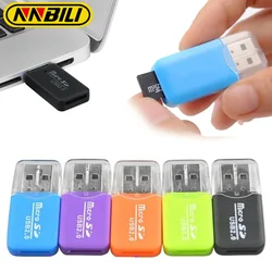 NNBILI USB Micro SD/TF Card Reader USB 2.0 Mini Mobile Phone Memory Card Reader High Speed USB Adapter For Laptop Computer