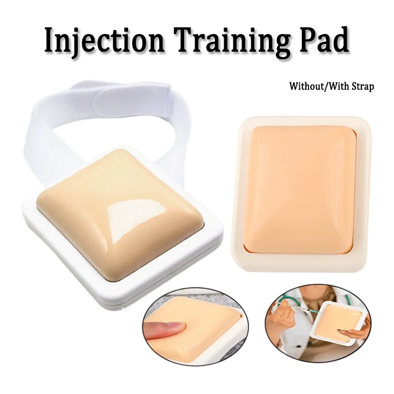 Intramuscular Injection Training Pad Silicone Practice Pad Medical Student Nurse Training Model