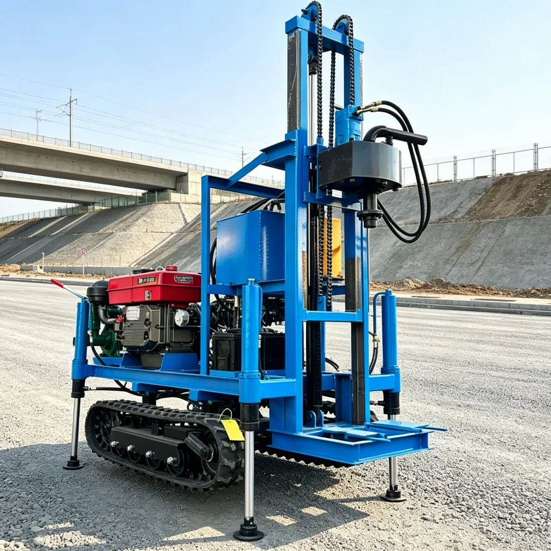 Customized Water Well Drilling Rig, Hydraulic Water Well Drilling Rig, Orchard Mountain Field Water Intake Drilling Equipment