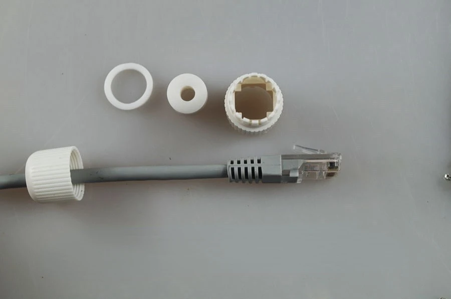 11-core Network Photosensitive Wire Waterproof Network White Light Tail Wire RJ45+DC Photoresistor Camera Tail Wire