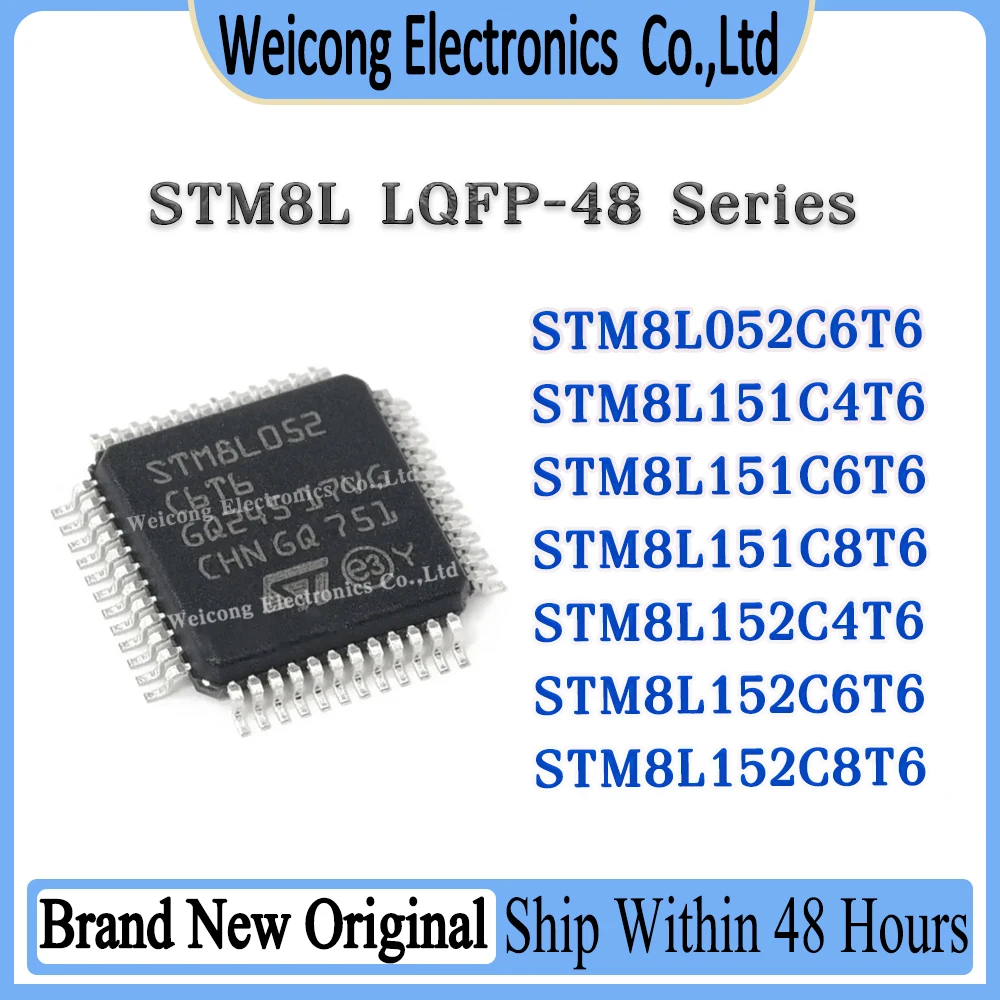 

STM8L052 STM8L151 STM8L152 STM8L052C6T6 STM8L151C4T6 STM8L151C6T6 STM8L151C8T6 STM8L152C4T6 STM8L152C6T6 STM8L152C8T6 IC Chip