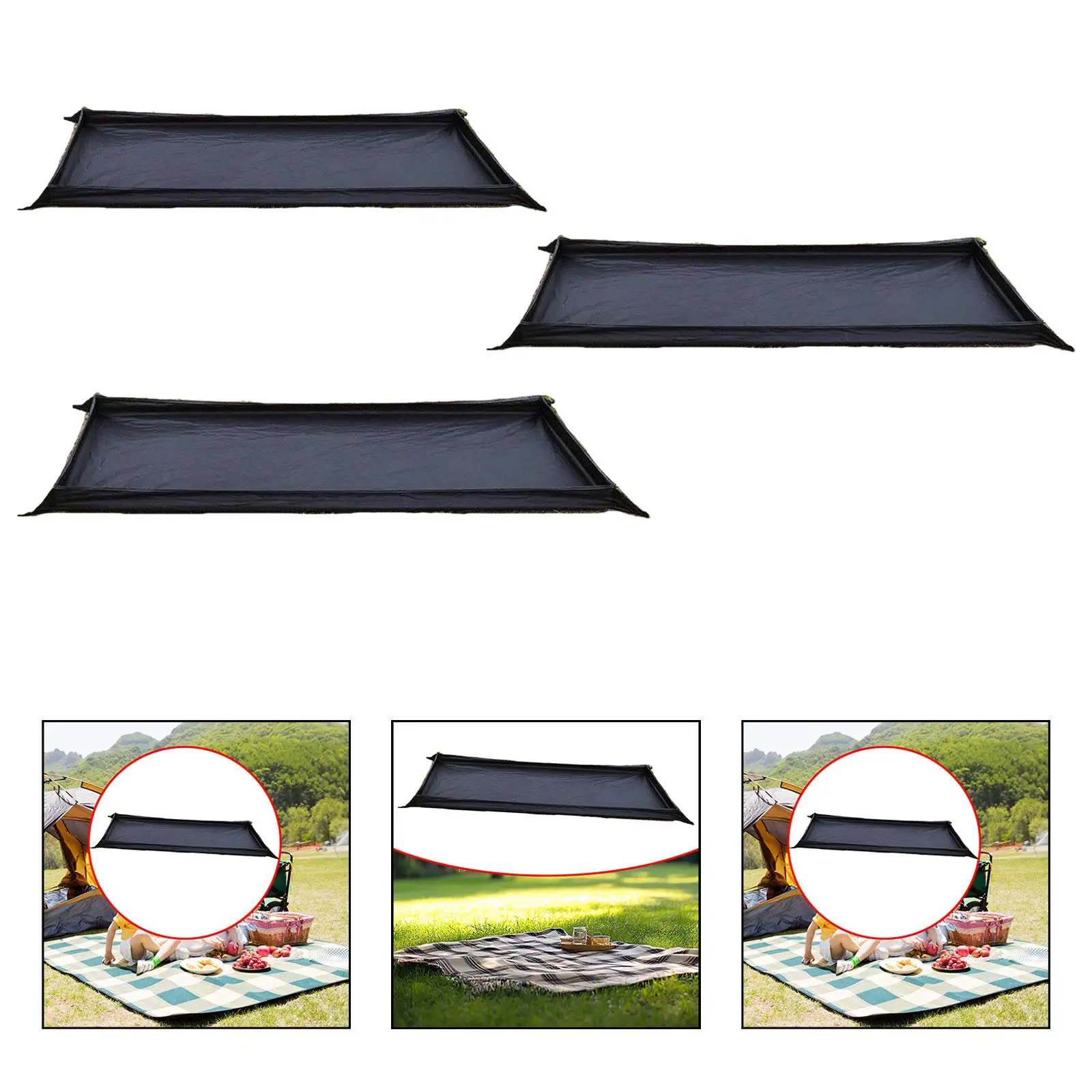 Manta de Picnic, estera de Camping, estera de Picnic, bolsillo impermeable, lona para acampar, estera de playa para senderismo, deportes de jardín al aire libre