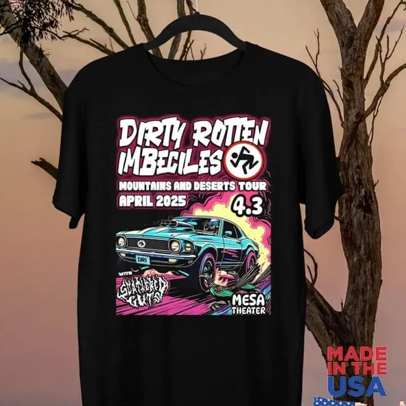 

Футболка D R I Band Dirty Rotten Imbeciles Mountains And Desert Tour, размер S 5Xl