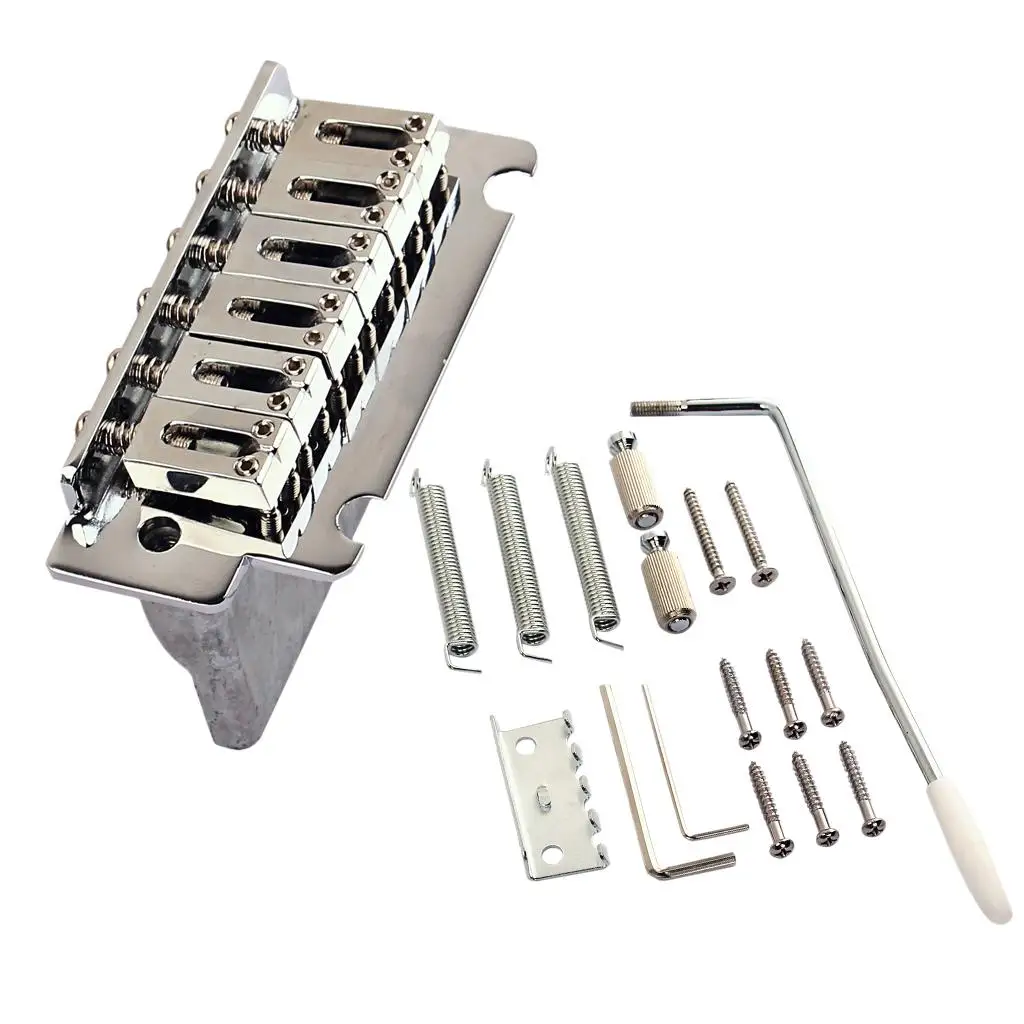 Chrome Electric Guitar Tremolo Bridge for ST Style Guitar