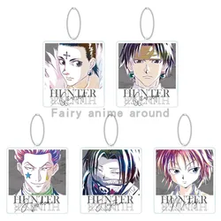 Anime Keychain Doll Feitan Portor Chrollo Lucilfer Machi Hisoka Acrylic Keyring Pendant for Gift