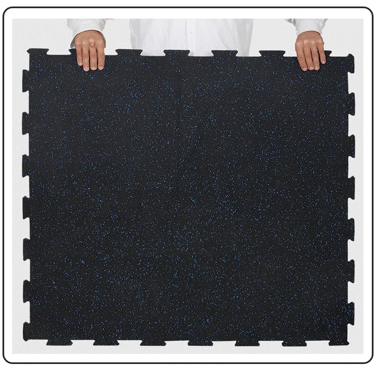 5mm-15mm Gym Rubber Floor Mat With SBR+EPDM Material Non-Toxic & Anti-Slip Customizable Colors