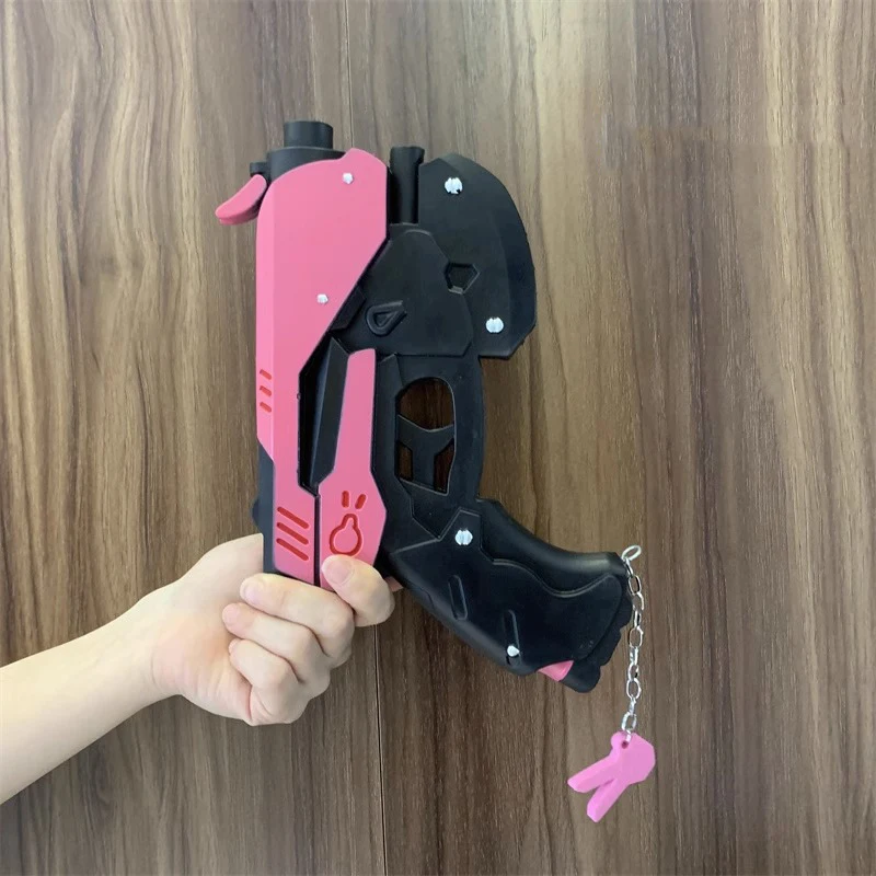 Overwatch D.Va Mei Cosplay Props PU Rubber Material Weapons Pistols Toy Game Uniform Accessories Halloween Christmas Carnival