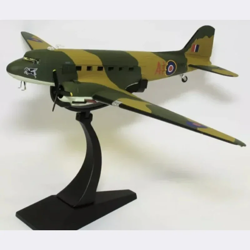 Diecast 1:72 Scale AA38204 C-47 transport aircraft  Alloy Finished Aircraft Simulation Model Toy Souvenir Gifts For Adult Boy