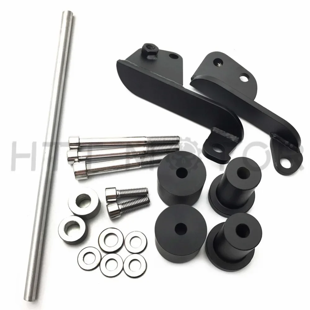 Left and Right No Cut Frame Slider for Honda CBR 600RR CBR600RR RR 2003-2006 Black Aftermarket Motorcycle Parts