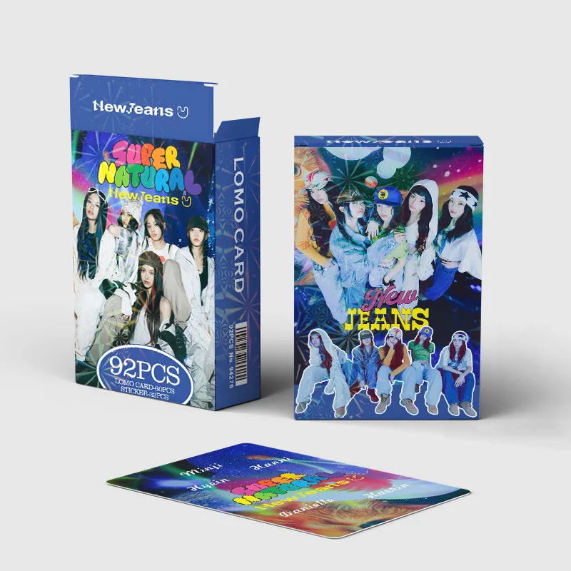 92Pcs/Set Idol Girl Group New Series Lomo Cards Sticker HD Printd Photocards High Quality Postcards Fans Collection Gifts