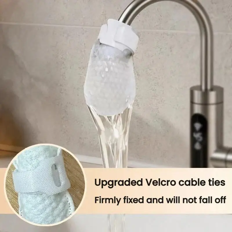 Durable 50Pcs Faucet Filter Cotton Prevents Splashing And Filters Tap Water Sand And Other Impurities